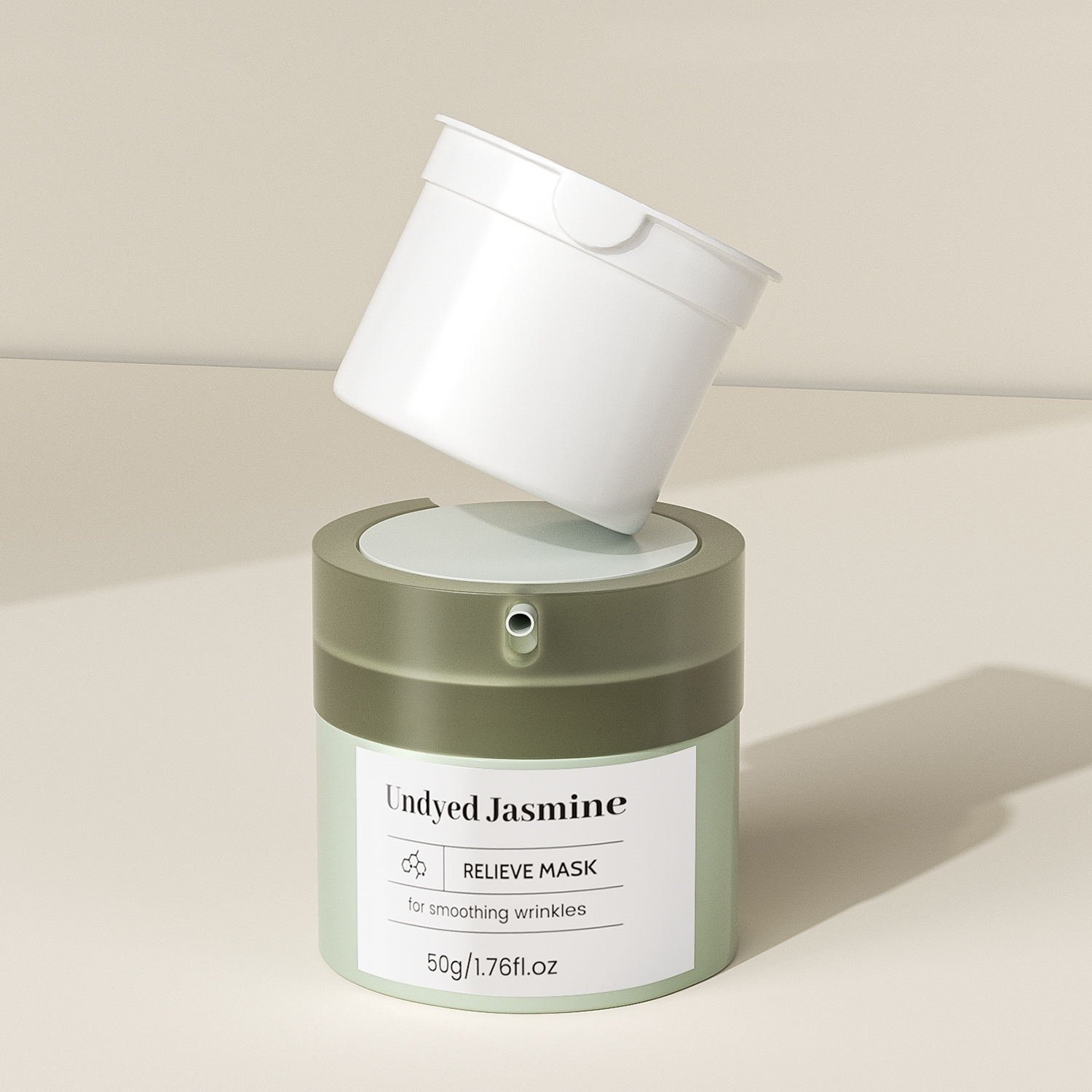 airless jar 30g,50g Refillable cream jar with press pump