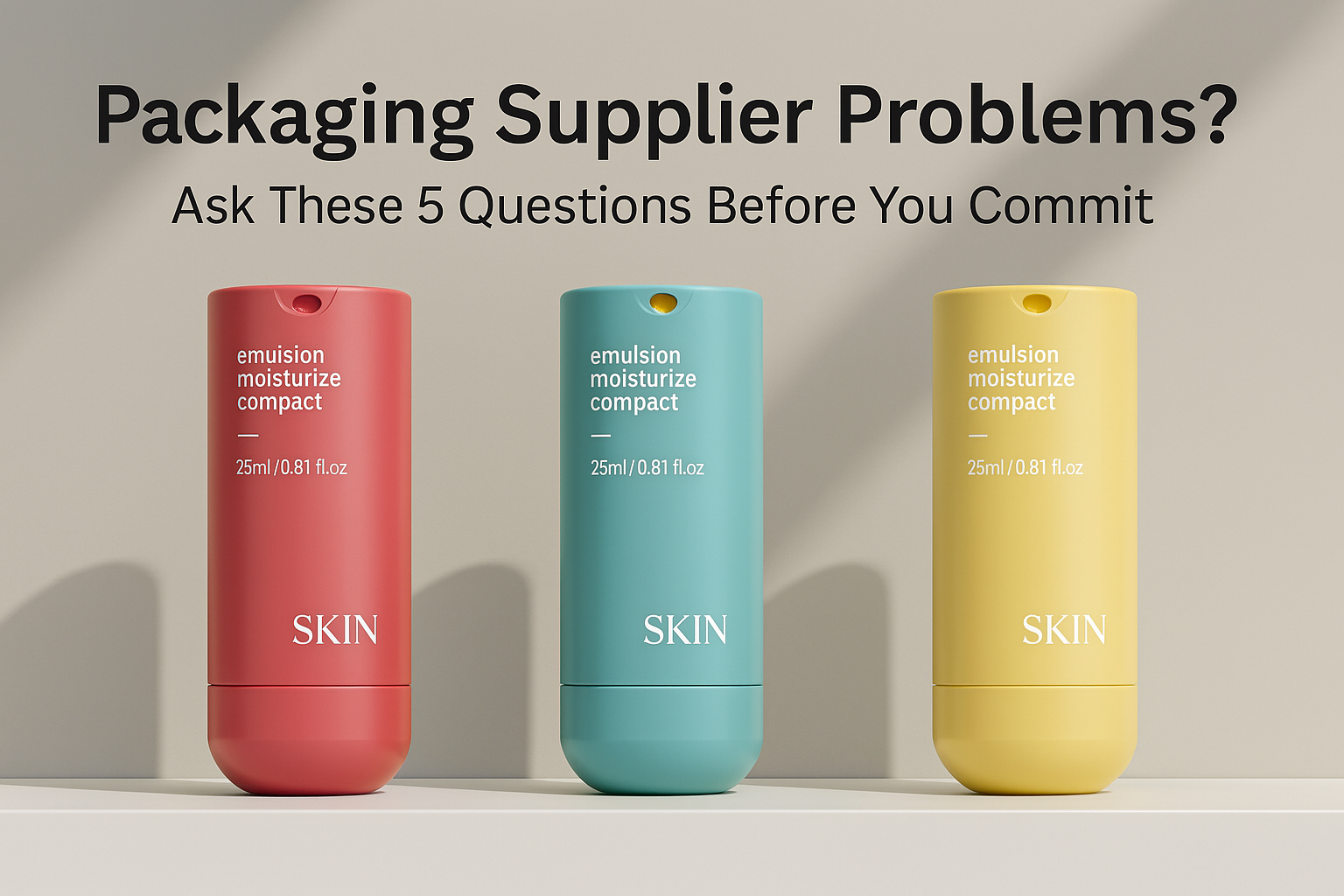 moq too high sampling too slow prices too steep here what to clarify before working with a packaging supplier