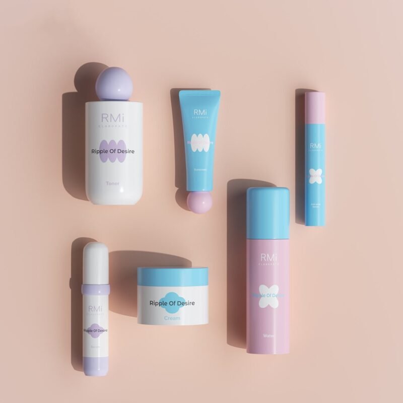 skincare bottle series