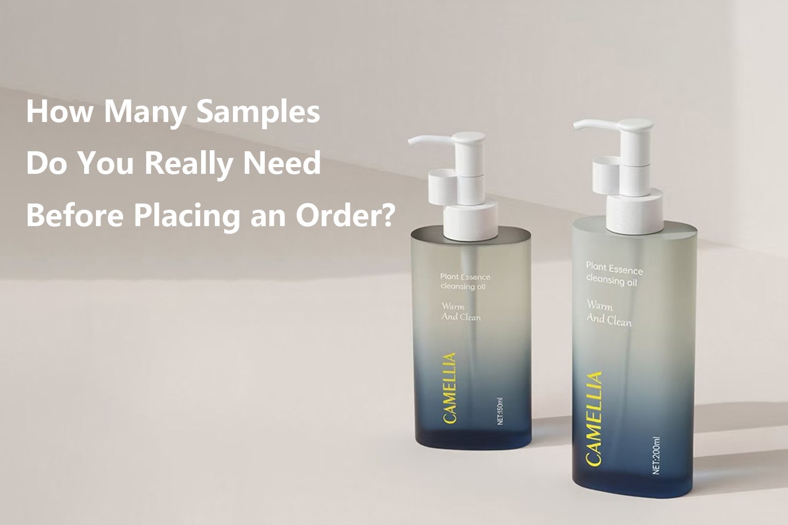 how many samples do you really need before placing an order