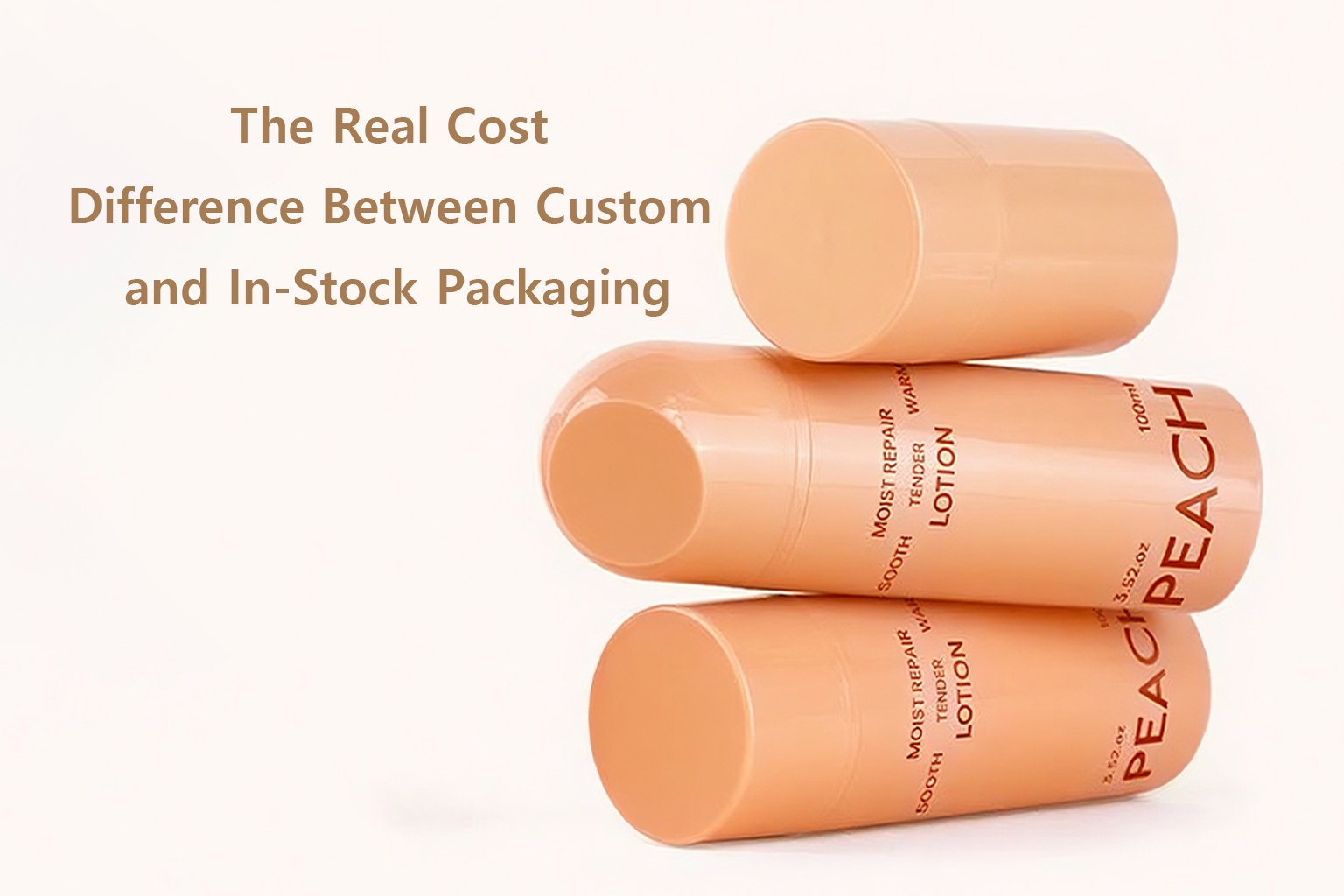 the real cost difference between custom and in stock packaging