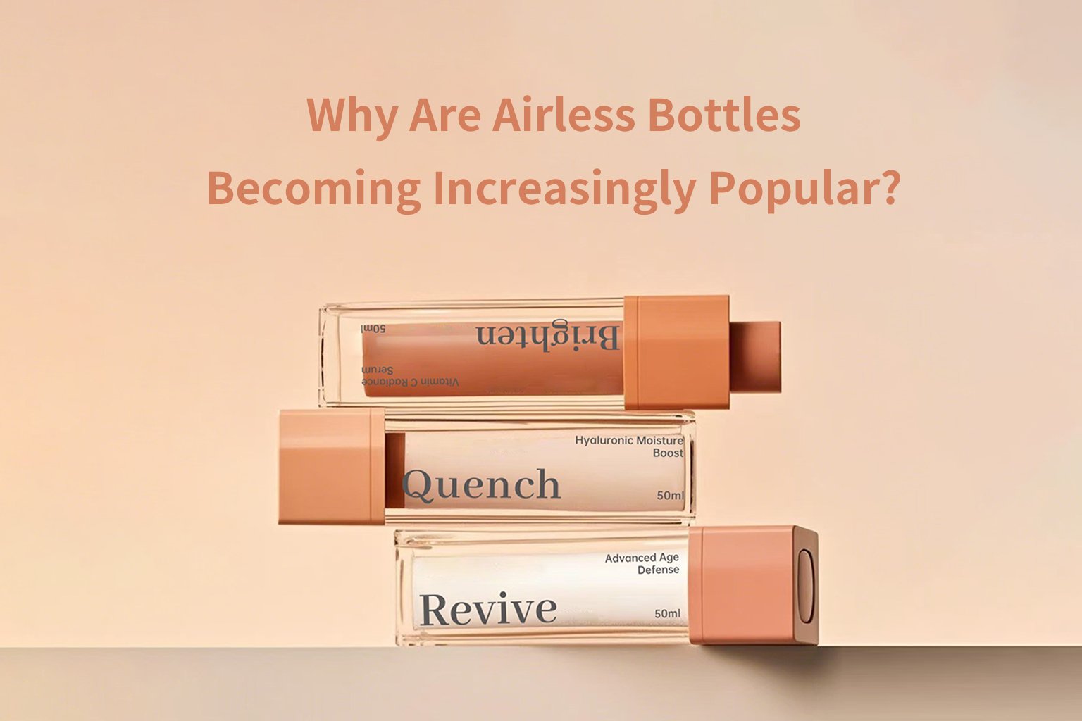 why are airless bottles becoming increasingly popular
