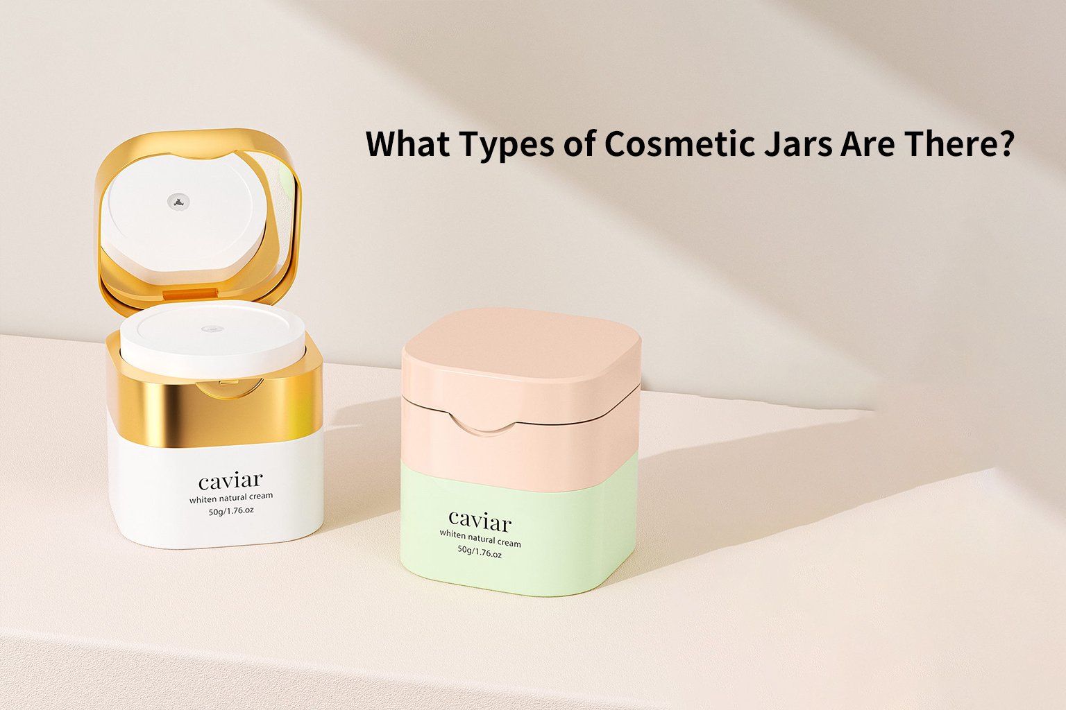 what types of cosmetic jars are there